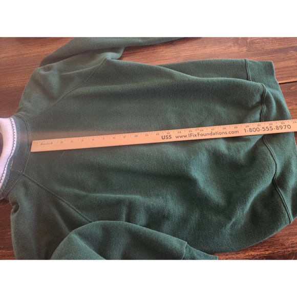 Morning Star Hanes Poinsettia Vintagae Sweatshirt white collar Medium - Picture 5 of 10